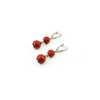 Exclusive earrings &quot;Rosarina&quot; Sponge coral