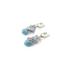 Exclusive earrings &quot;Stylish&quot; Aquamarine