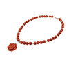 Exclusive necklace &quot;Rosarina&quot; Sponge coral 