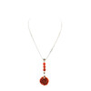 Exclusive pendant &quot;Rosarina&quot; Sponge coral 