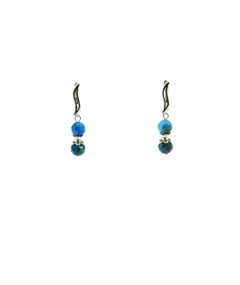 Exclusive earrings Apatite facet