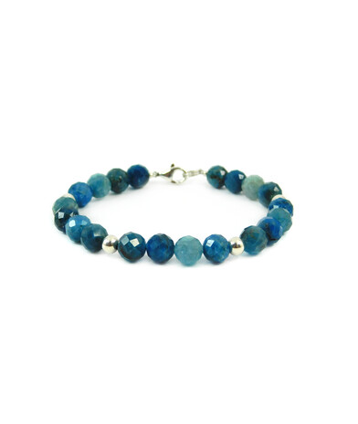 Exclusive bracelet Apatite facet