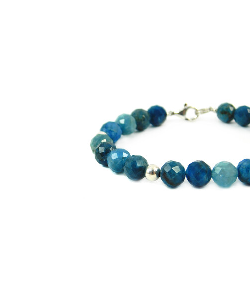 Exclusive bracelet Apatite facet