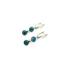 Exclusive earrings Apatite facet