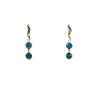 Exclusive earrings Apatite facet