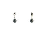 Exclusive earrings Hematite facet 