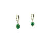 Exclusive Variscite earrings, sphere 