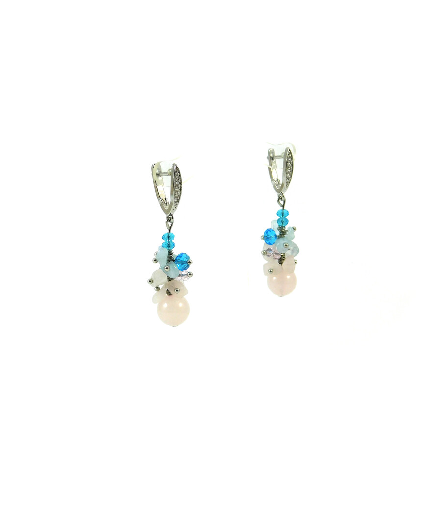 Exclusive earrings "Bouquet of Hydrangea" 