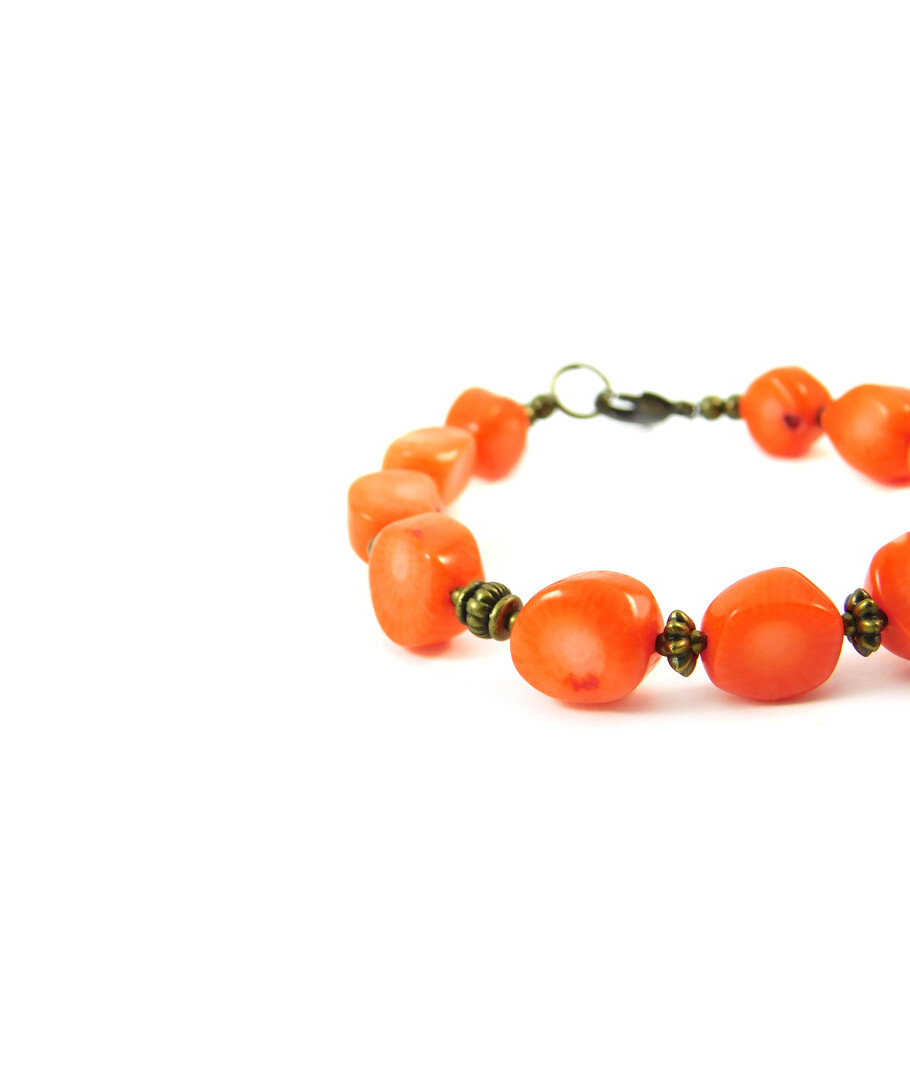 Exclusive bracelet "Marina" Coral