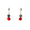 Exclusive earrings &quot;Coral lace&quot; Coral