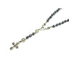 Rosary for prayer Hematite facet