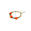 Exclusive bracelet &quot;Oasis&quot; Coral, Malachite