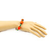 Exclusive bracelet &quot;Oasis&quot; Coral, Malachite