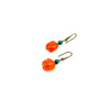 Exclusive earrings &quot;Oasis&quot; Coral, Malachite