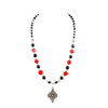 Exclusive necklace &quot;Ethno motifs&quot; Agate, Coral 