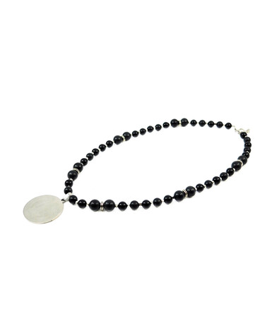 Exclusive necklace "Benedict" Shungite 