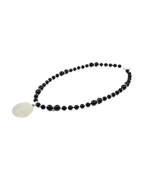 Exclusive necklace "Benedict" Shungite 