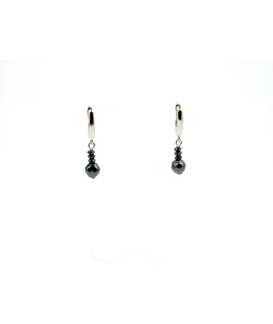 Exclusive earrings "Charuna" Hematite