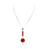 Exclusive pendant &quot;Rose&quot; Coral, sphere