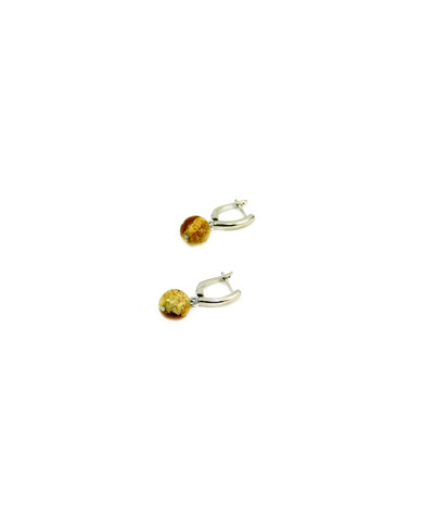 Exclusive earrings Sandy jasper, sphere