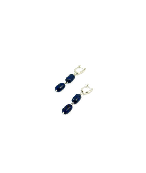 Exclusive lapis lazuli earrings