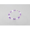 Exclusive bracelet &quot;Violetta&quot; Amethyst facet, lavender sphere