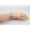 Exclusive bracelet &quot;Violetta&quot; Amethyst facet, lavender sphere