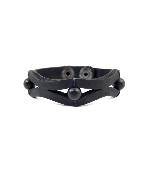 Exclusive Shungite leather bracelet