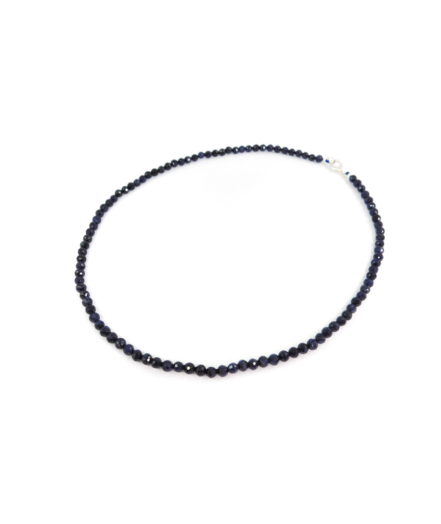 Sapphire facet necklace