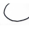 Sapphire facet necklace