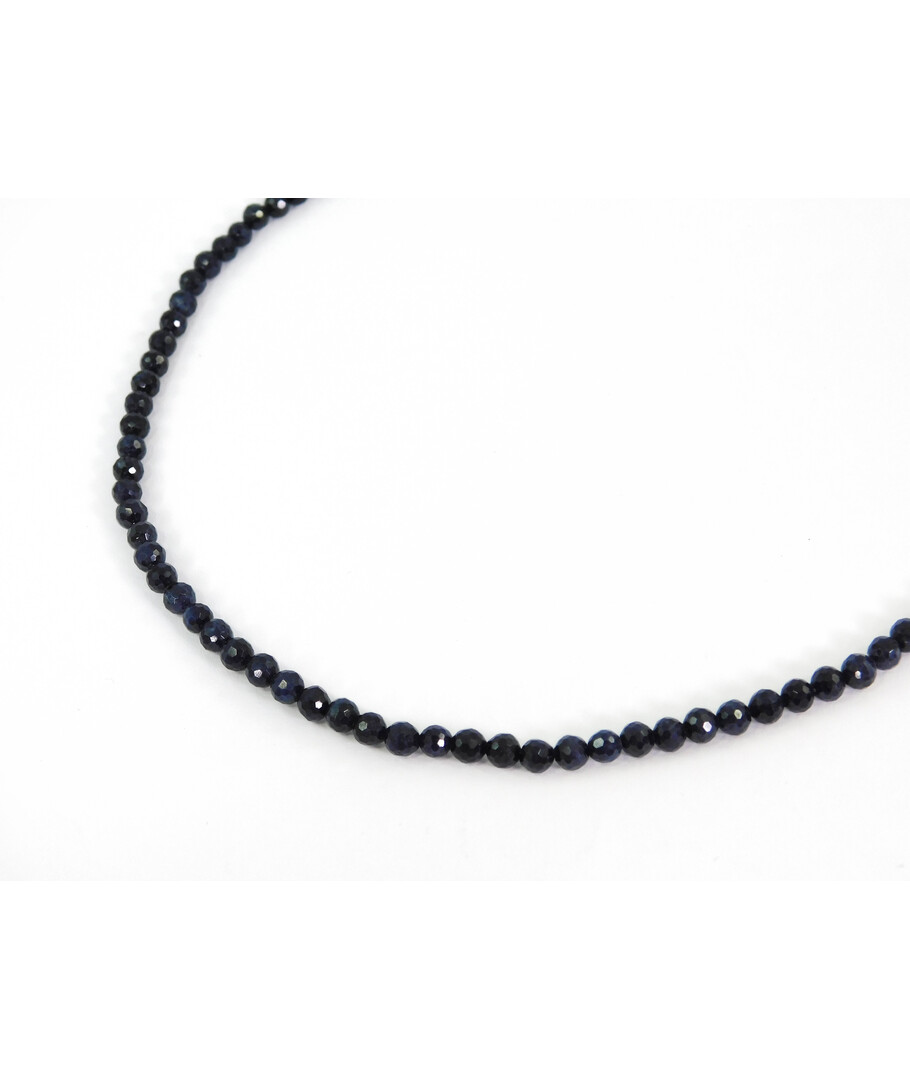 Sapphire facet necklace