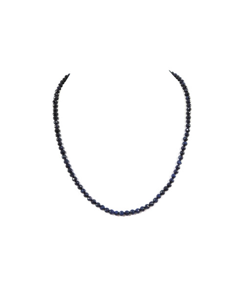 Sapphire facet necklace