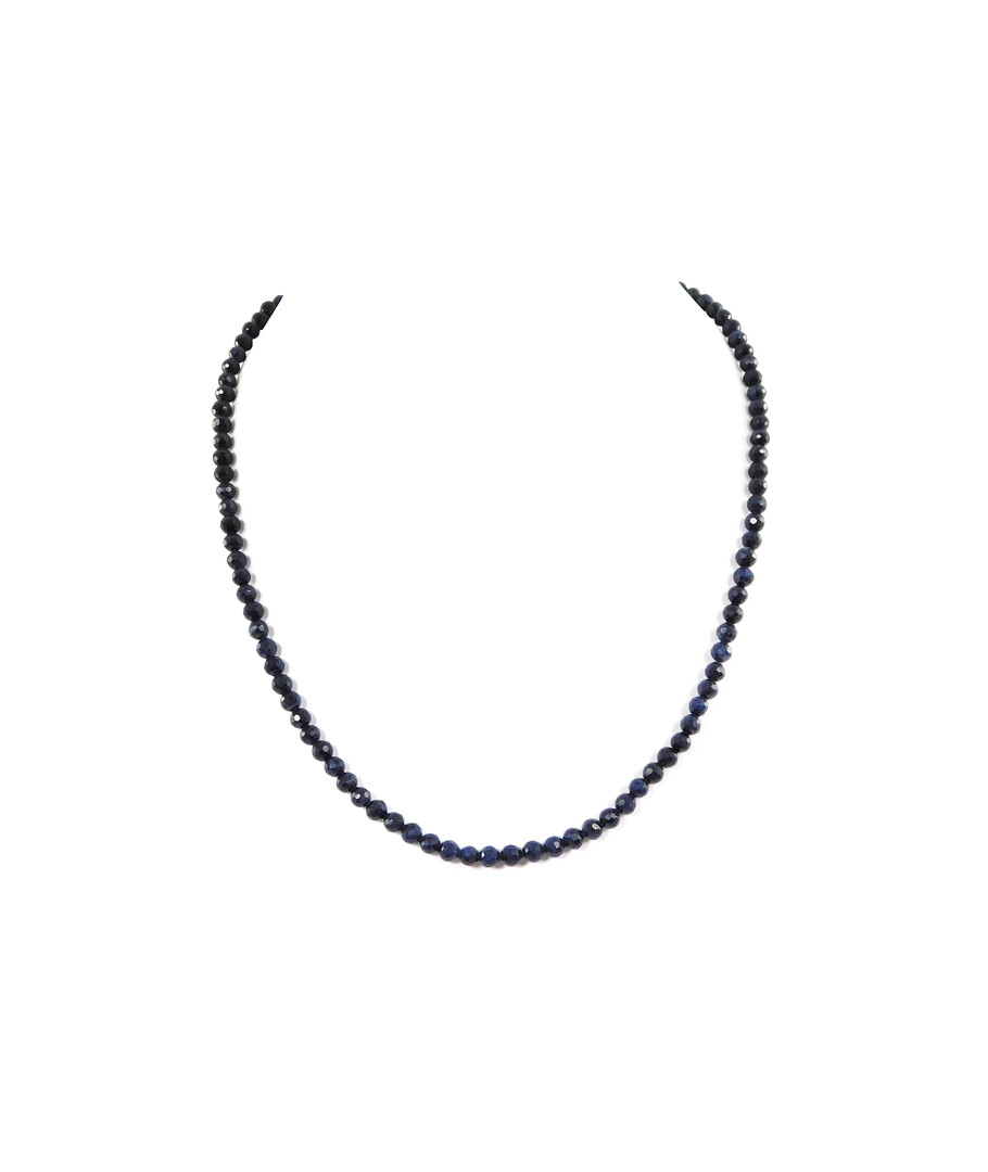 Sapphire facet necklace