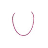 Ruby facet necklace 