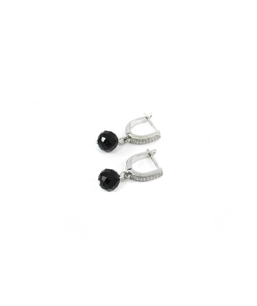 Tourmaline sherl earrings