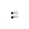 Tourmaline sherl earrings