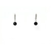 Tourmaline sherl earrings