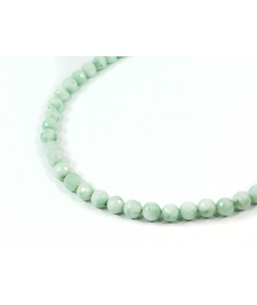 Angelite faceted necklace 