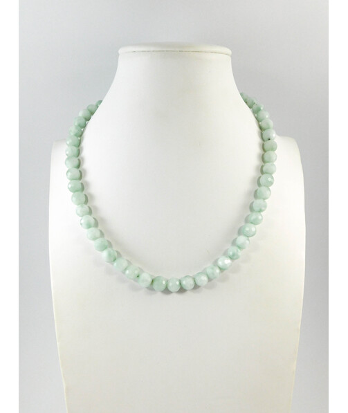 Angelite faceted necklace 