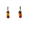 Exclusive earrings &quot;Autumn Evenings&quot; Carnelian