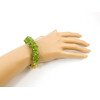 Exclusive bracelet &quot;Virgo&quot; Citrine facet, chrysolite crumb