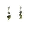 Exclusive earrings &quot;Diva&quot; Labrador sphere, crumb