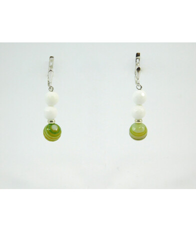 Exclusive Agate facet earrings 