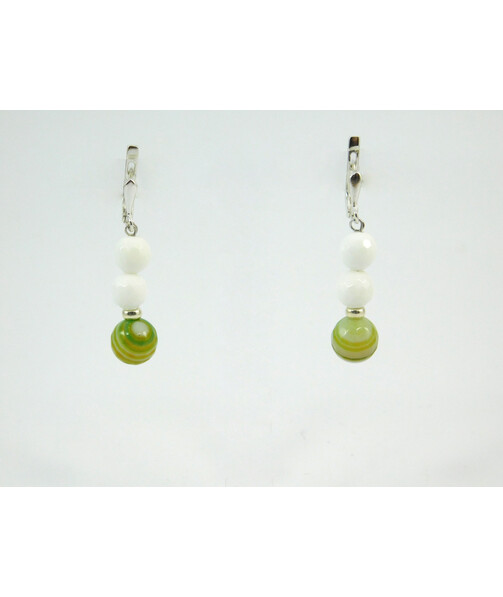 Exclusive Agate facet earrings 