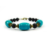 Exclusive bracelet &quot;Shifrada&quot; Turquoise, Shungite