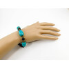 Exclusive bracelet &quot;Shifrada&quot; Turquoise, Shungite