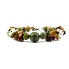 Exclusive bracelet &quot;Frape&quot; Jasper sphere, crumb