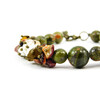 Exclusive bracelet &quot;Frape&quot; Jasper sphere, crumb