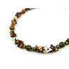 Exclusive necklace &quot;Frape&quot; Jasper sphere, crumb 