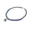 Exclusive necklace &quot;Ethnic style&quot; Lapis lazuli, Agate 